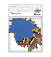 Filcowe liście klonu 100x95mm mix 12szt