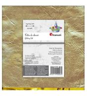 Folia do złoceń złota arkusz 14x14cm 10szt