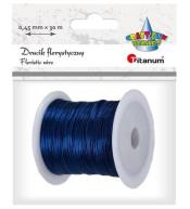 Drucik florystyczny 0,45mm x 30m granatowy