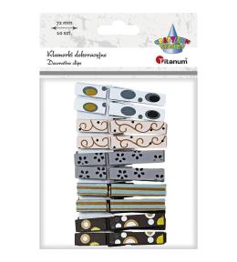 Klamerki drewniane mix 10szt