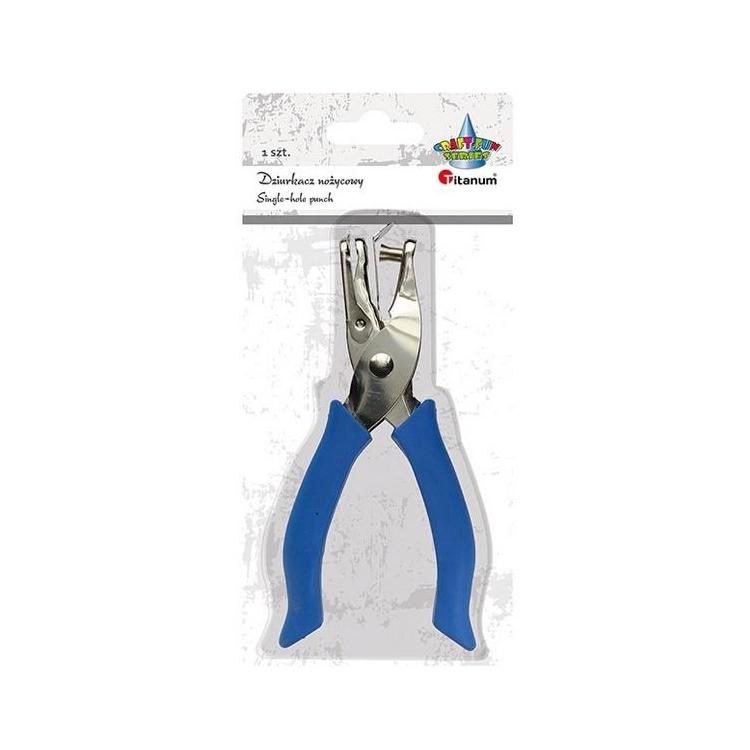 Dziurkacz 1-otworowy gumowa rączka