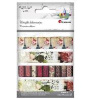 Wstążki rypsowe 16mm x 1m mix 4szt