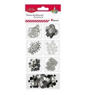 Zestaw do cardmakingu srebrny