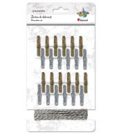 Klamerki drewniane 24szt