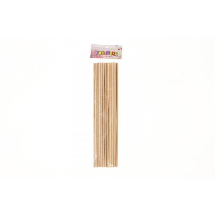 Patyczki drewniane 30cm 25szt
