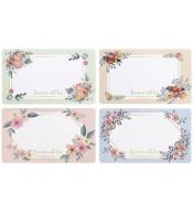 Etykieta samoprzylepna kwiatowe 250szt