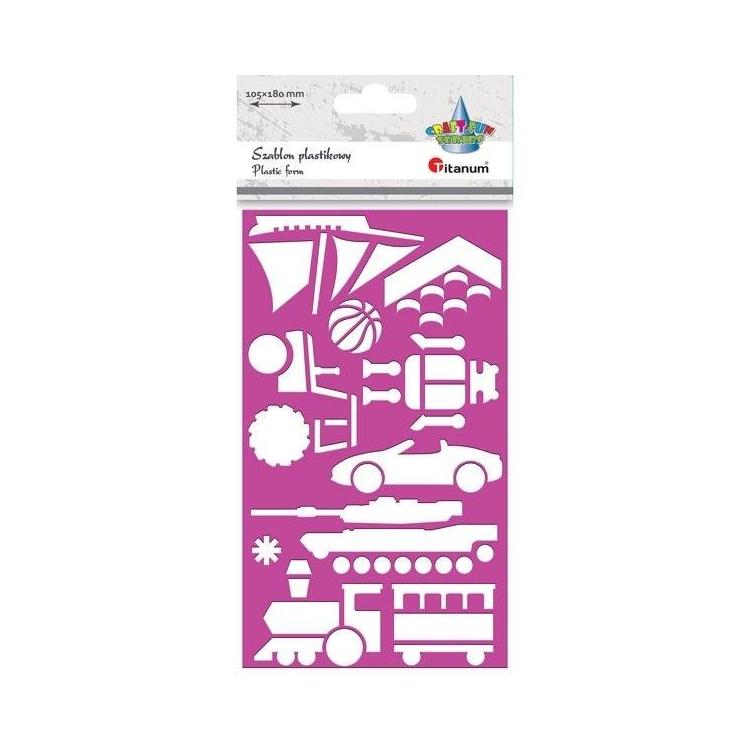 Szablon plastkowy 105x180mm Boy