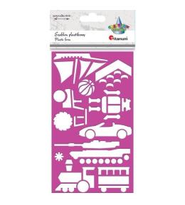 Szablon plastkowy 105x180mm Boy