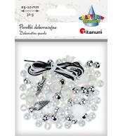 Zestaw do zrobienia biżuterii koraliki plastikowe