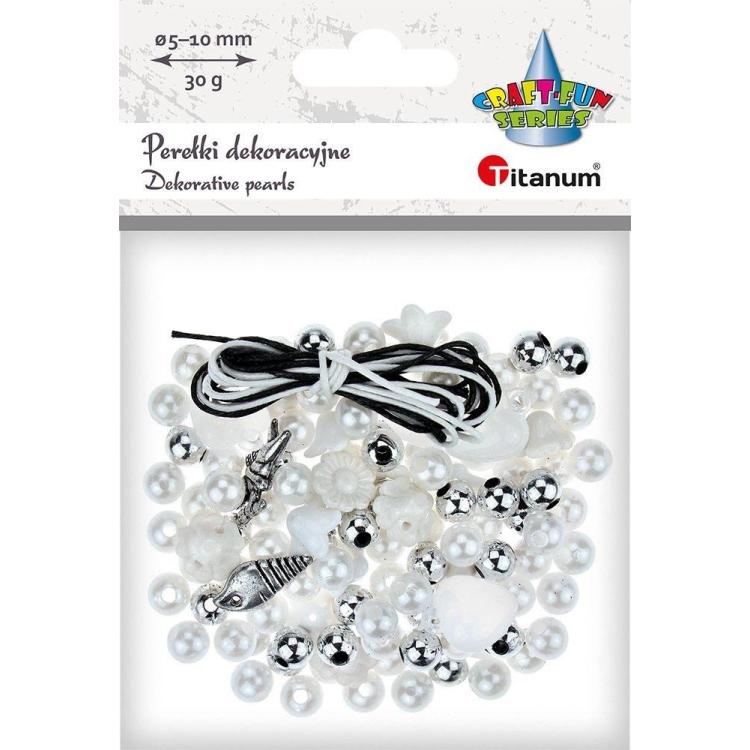 Zestaw do zrobienia biżuterii koraliki plastikowe