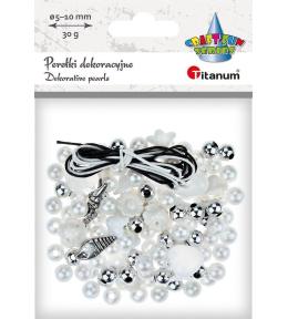 Zestaw do zrobienia biżuterii koraliki plastikowe