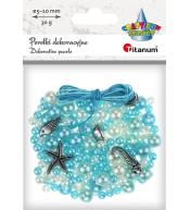 Zestaw do zrobienia biżuterii koraliki plastikowe