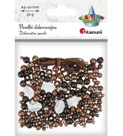 Zestaw do zrobienia biżuterii koraliki plastikowe