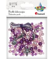 Zestaw do zrobienia biżuterii koraliki plastikowe