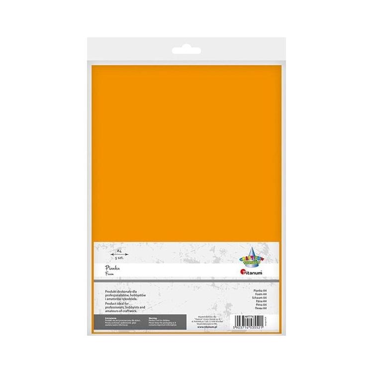 Pianka A4 5szt. pomarańczowa