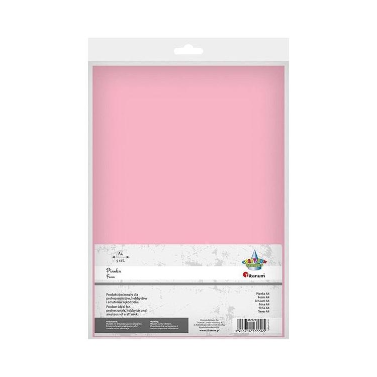 Pianka A4 5szt. jasnoróżowa