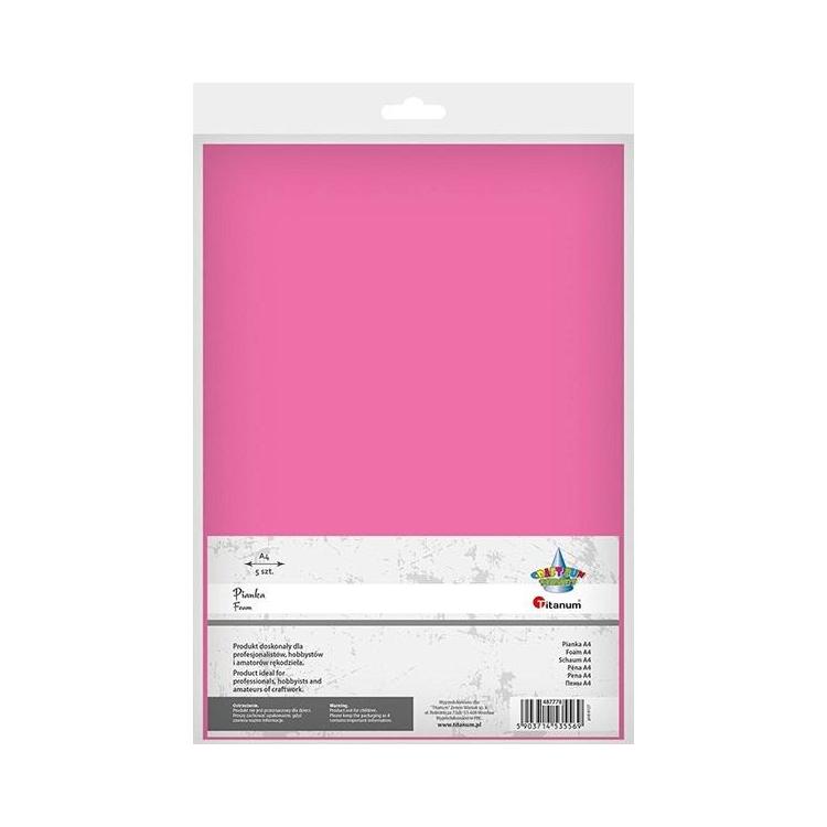 Pianka A4 5szt. ciemnoróżowa