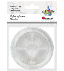 Żyłka nylonowa przezroczysta 0,5mm 40m