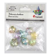 Koraliki plastikowe kwiatki 18mm 16szt