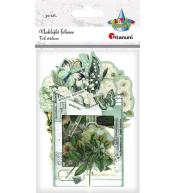 Naklejki foliowe Kwiaty białe 30szt