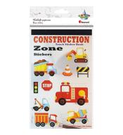 Naklejki papierowe 6 plansz pojazdy mix 222szt