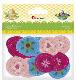 Naklejki filcowe mix 18szt