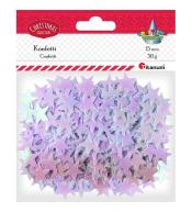Konfetti Gwiazdki 19mm 30g bladoróżowe