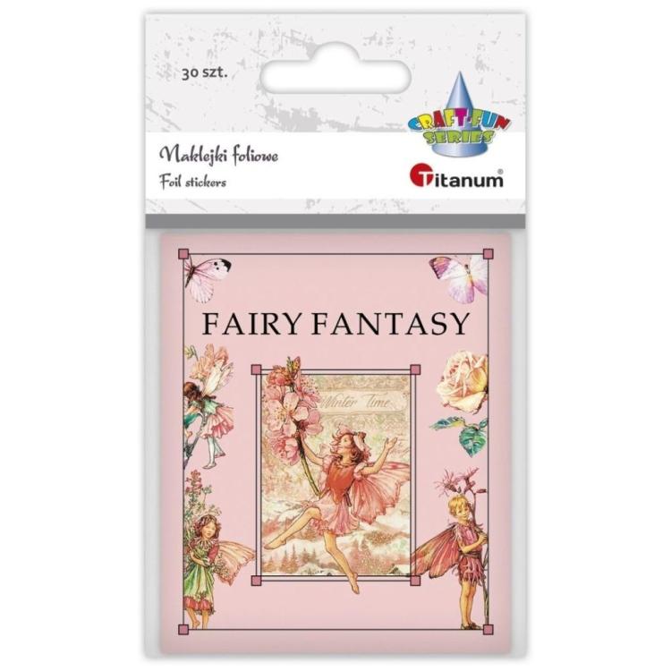 Naklejki foliowe Fairy Fantasy wróżki 30szt