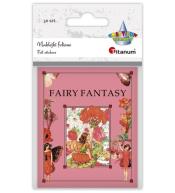 Naklejki foliowe Fairy Fantasy wróżki różowe 30szt