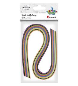 Paski do quillingu 3mm mix 200szt