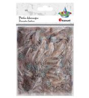 Piórka półpuch 3g bażant brązowo-szare