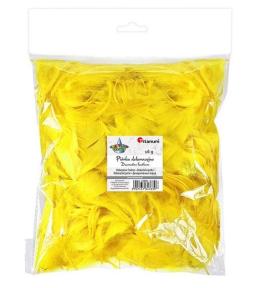 Piórka puch 16g żółte