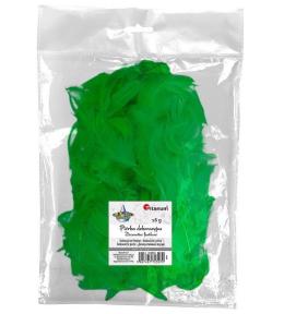 Piórka puch 16g zielone