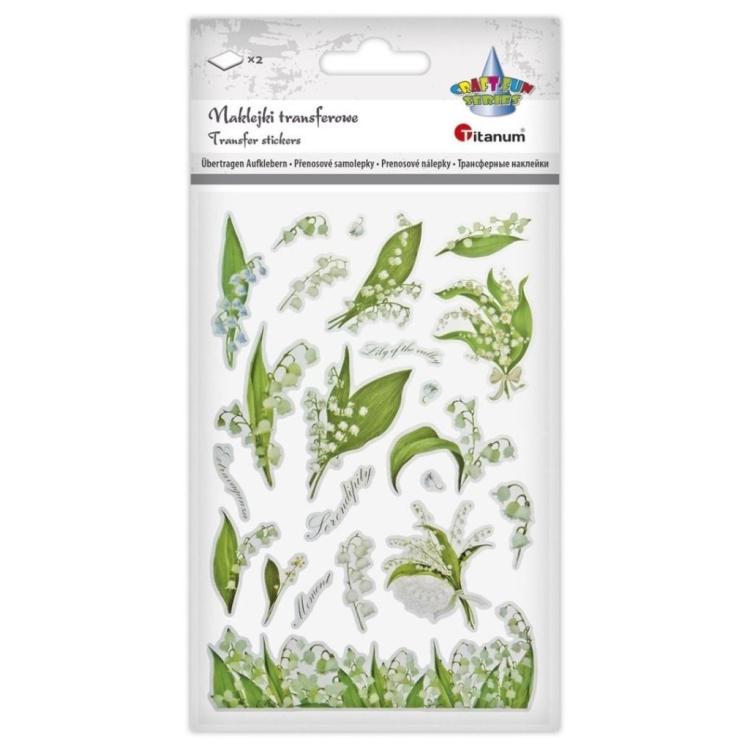 Naklejki transferowe Konwalie 2 plansze