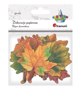 Dekoracje kartonowe Liście klonu 30szt