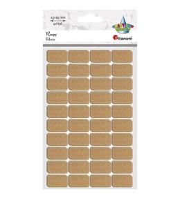 Rzepy samoprzylepne beżowe 15x25mm 40kpl