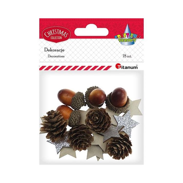 Dekoracje jesienna 18szt