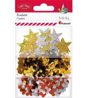 Konfetti płatki śniegu 35mm mix