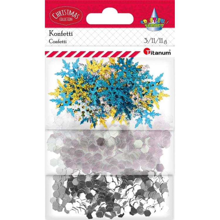 Konfetti gwiazdki 35mm mix