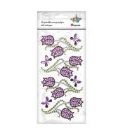 Kryształki samoprzylepne tulipany 8szt