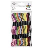 Mulina 8mm dwukolorowa 10 kolorów
