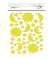 Naklejki świecące w ciemności 39szt.