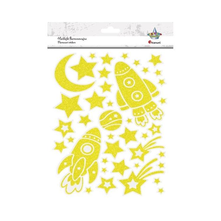 Naklejki świecące w ciemności 40szt.