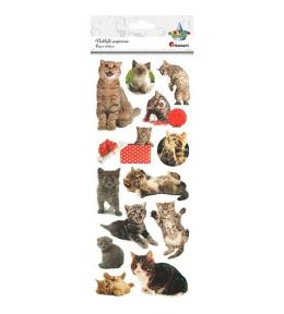Naklejki papierowe koty
