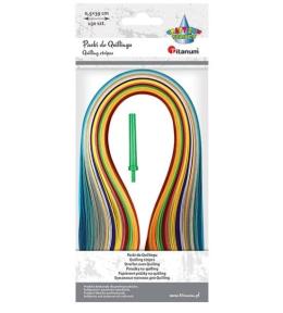 Zestaw do quillingu paski + igła mix 150szt