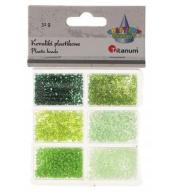 Koraliki plastikowe 6 rozmiarów 32g