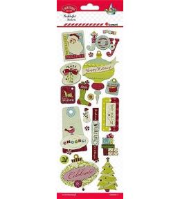 Naklejki papierowe 3D 22szt