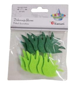 Filcowa trawa 35x25mm mix 20szt