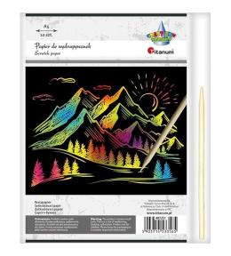 Papier do wydrapywanek 147x210mm czarny 10szt.