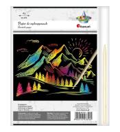 Papier do wydrapywanek 147x210mm czarny 10szt.